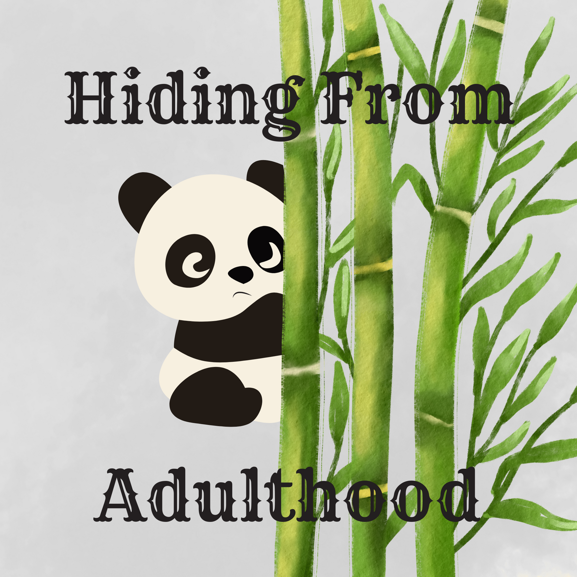 Hiding From Adulthood - Canvas Print