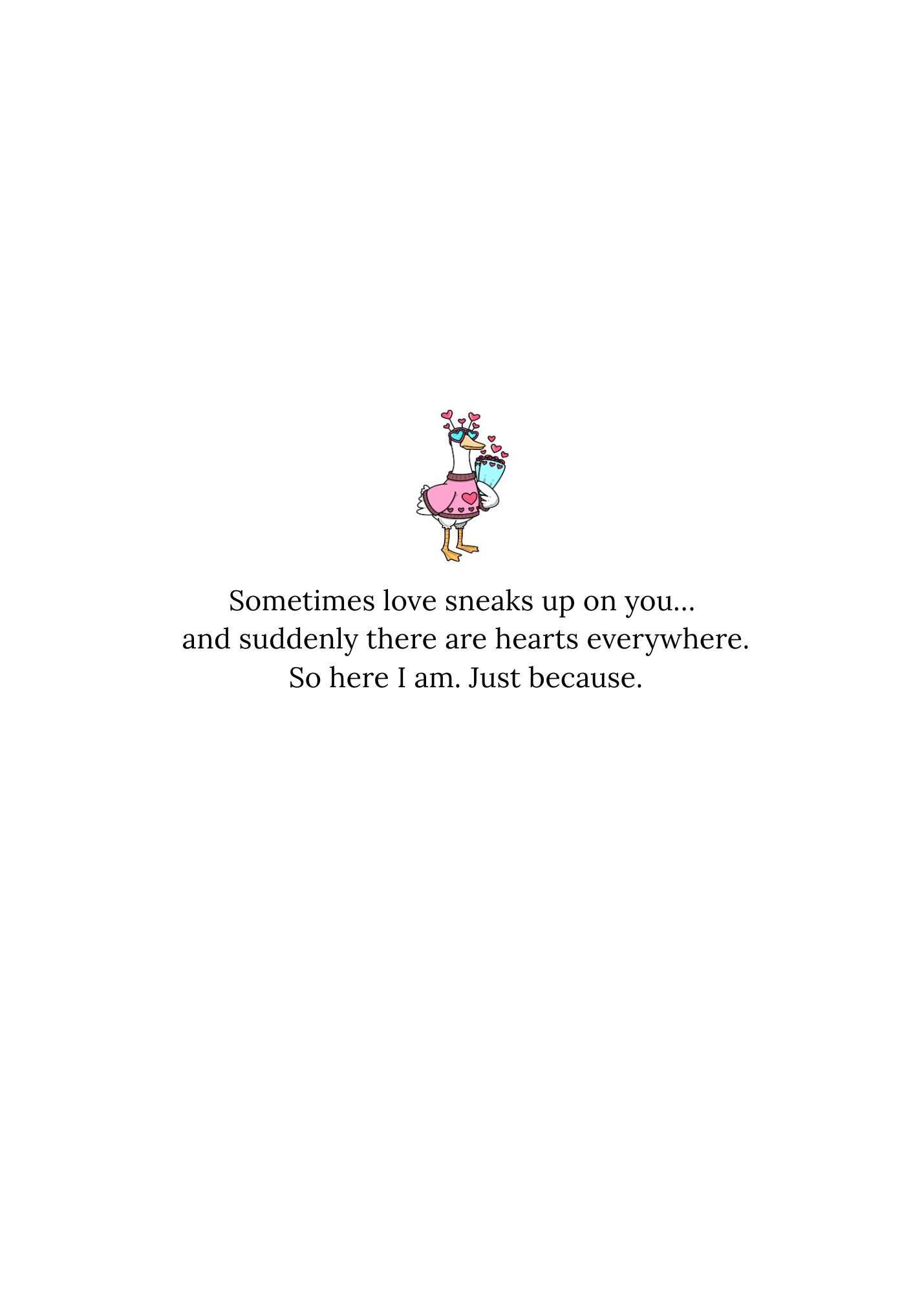 "It Just Happened" Funny Love Greeting Card