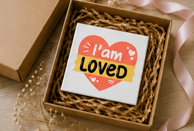 I Am Loved – Inspirational 4×4 Fridge Magnet