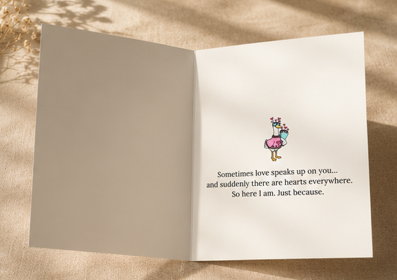 "It Just Happened" Funny Love Greeting Card