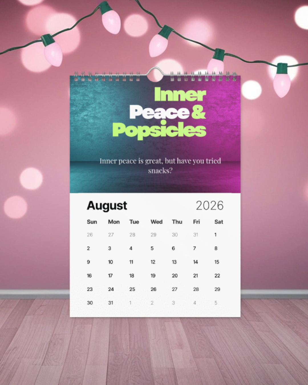 Mellow But Melting- 2026 Calendar