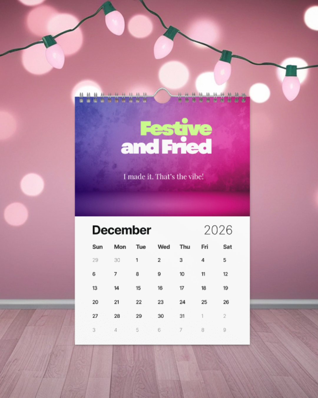 Mellow But Melting- 2026 Calendar
