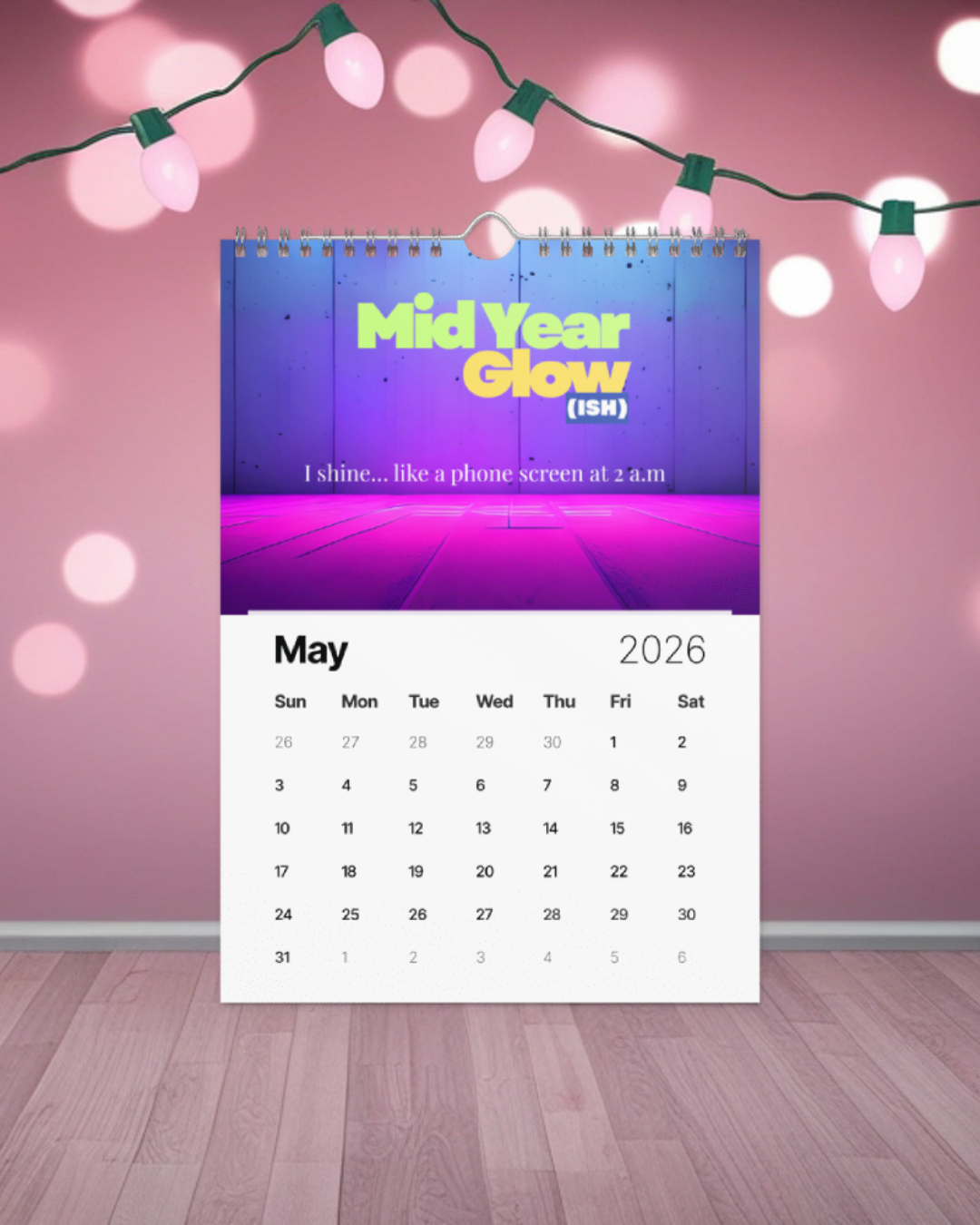 Mellow But Melting- 2026 Calendar