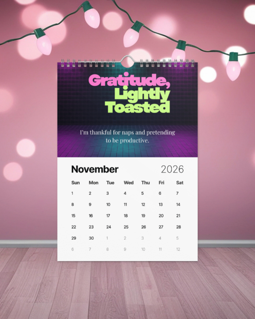 Mellow But Melting- 2026 Calendar