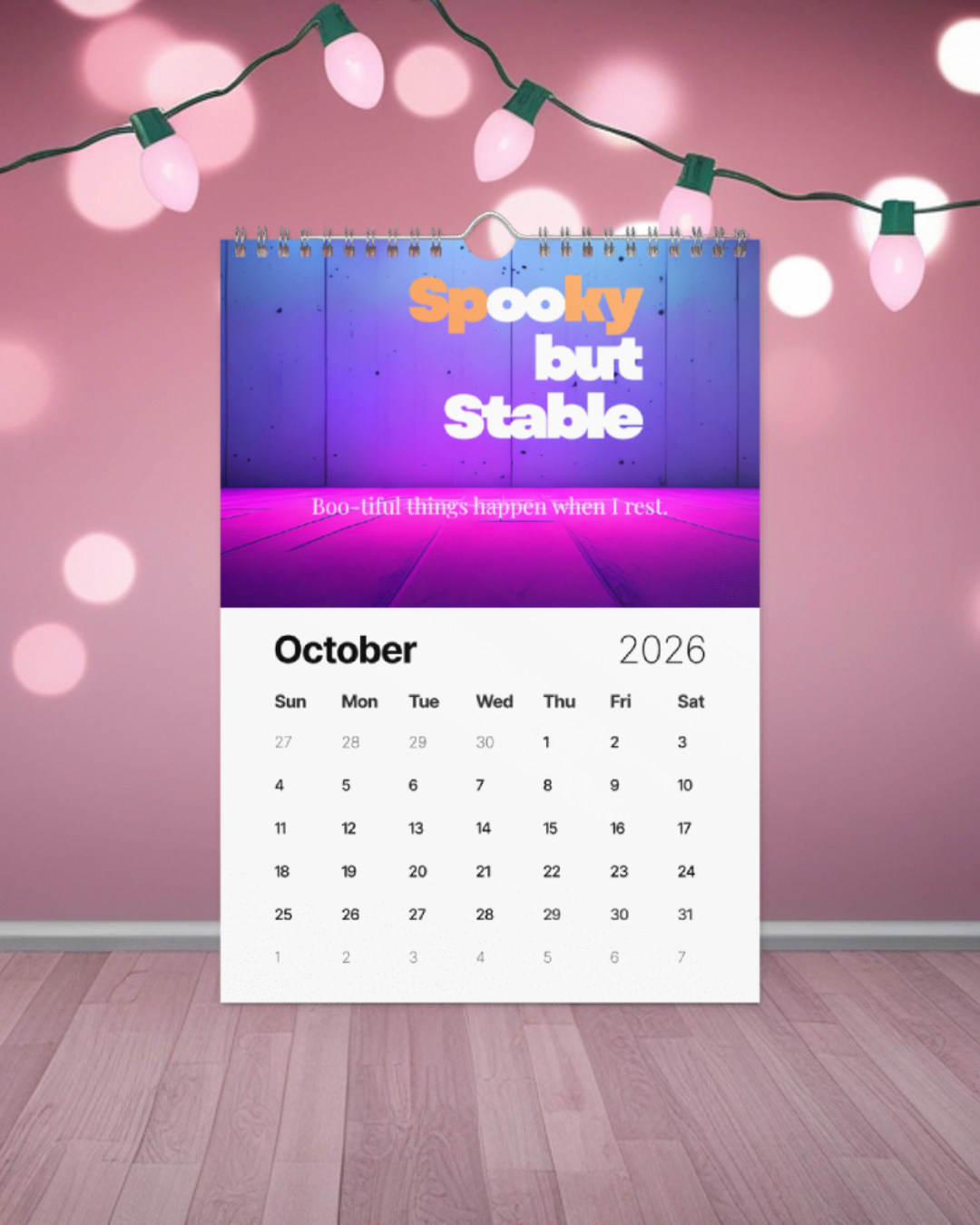 Mellow But Melting- 2026 Calendar