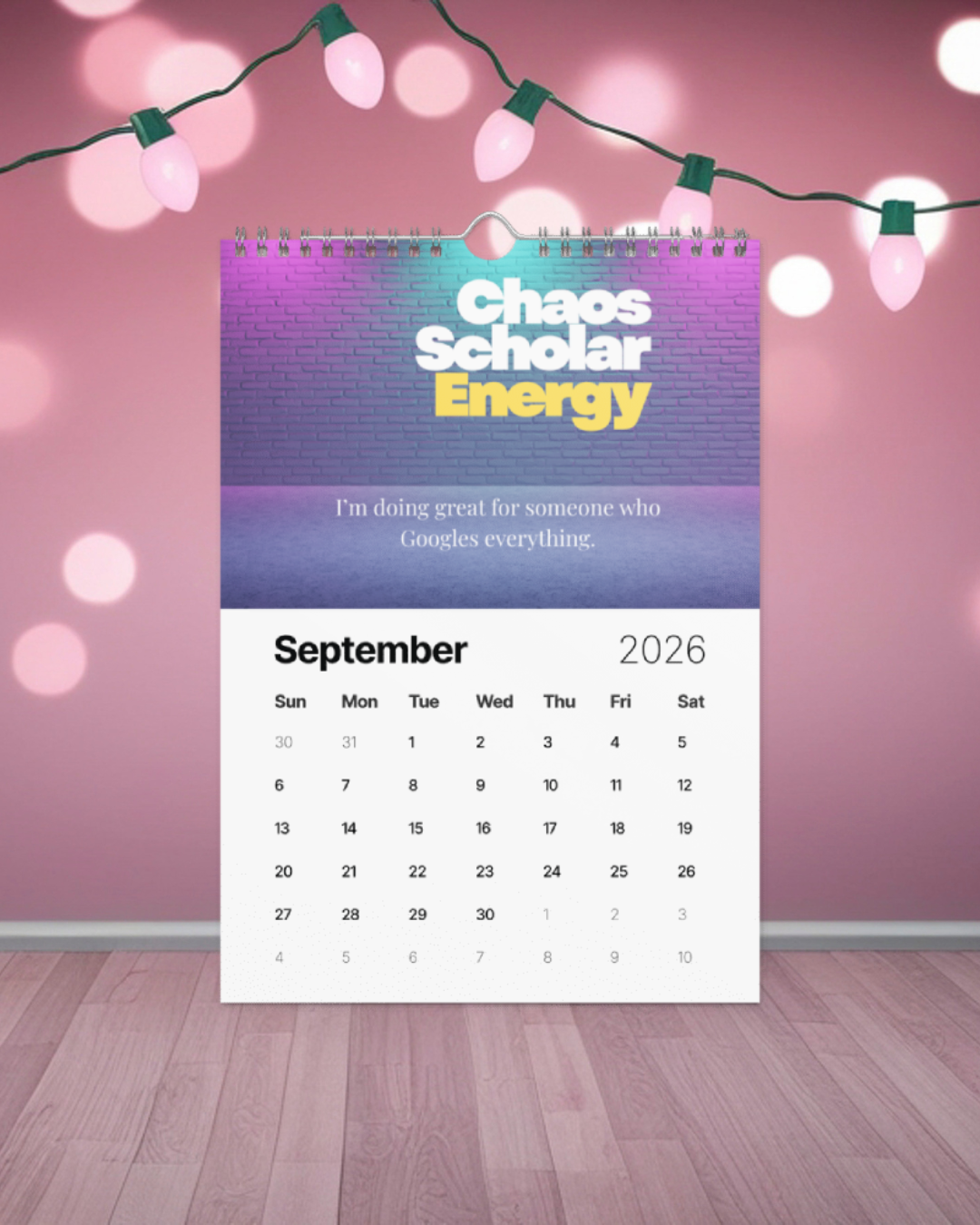 Mellow But Melting- 2026 Calendar