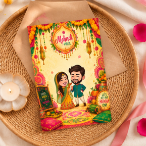 Come for the Mehndi, Stay for the Laughter – Mehndi Celebration Greeting Card