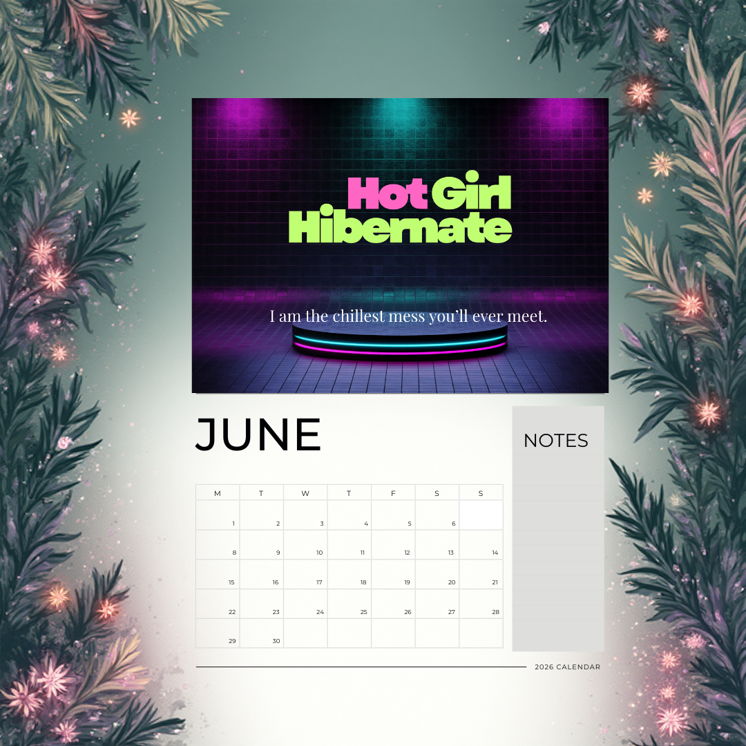 Mellow But Melting- 2026 Calendar