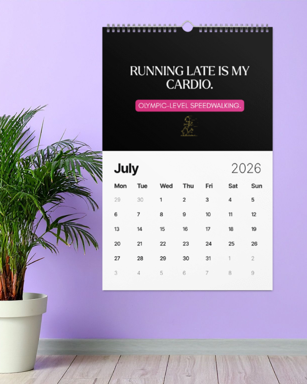 2026 Office Chaos & Comedy Calendar – “Gremlin Affirmations” Edition
