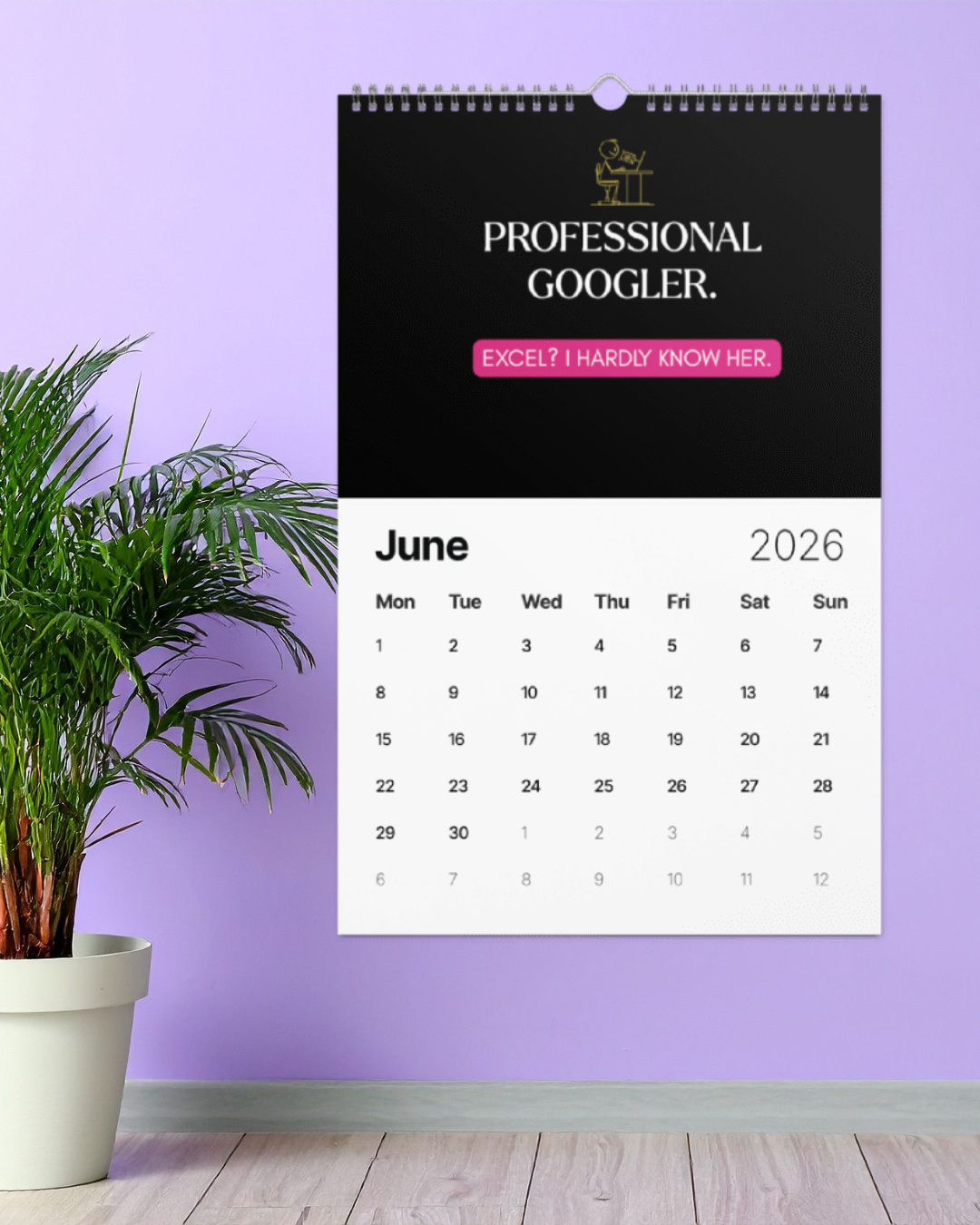 2026 Office Chaos & Comedy Calendar – “Gremlin Affirmations” Edition