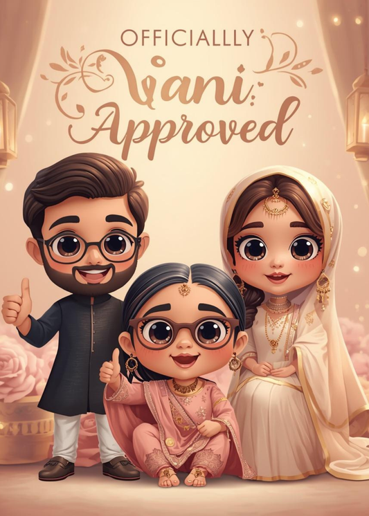 Funny Desi Wedding Card | Officially Nani Approved