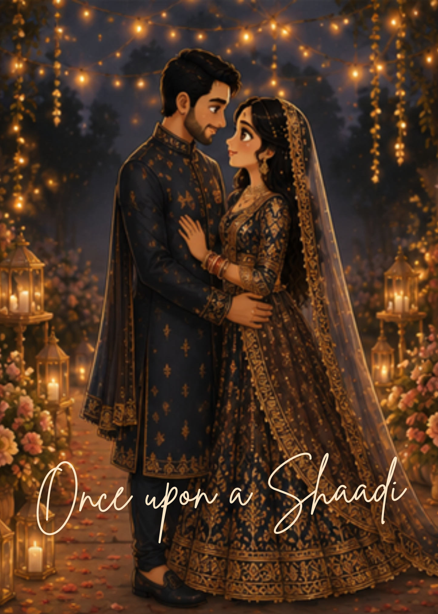 Once Upon a Shaadi – South Asian Wedding Greeting Card