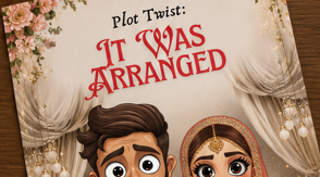 Plot Twist: It Was Arranged – Funny Desi Wedding Card