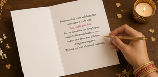 Plot Twist: It Was Arranged – Funny Desi Wedding Card