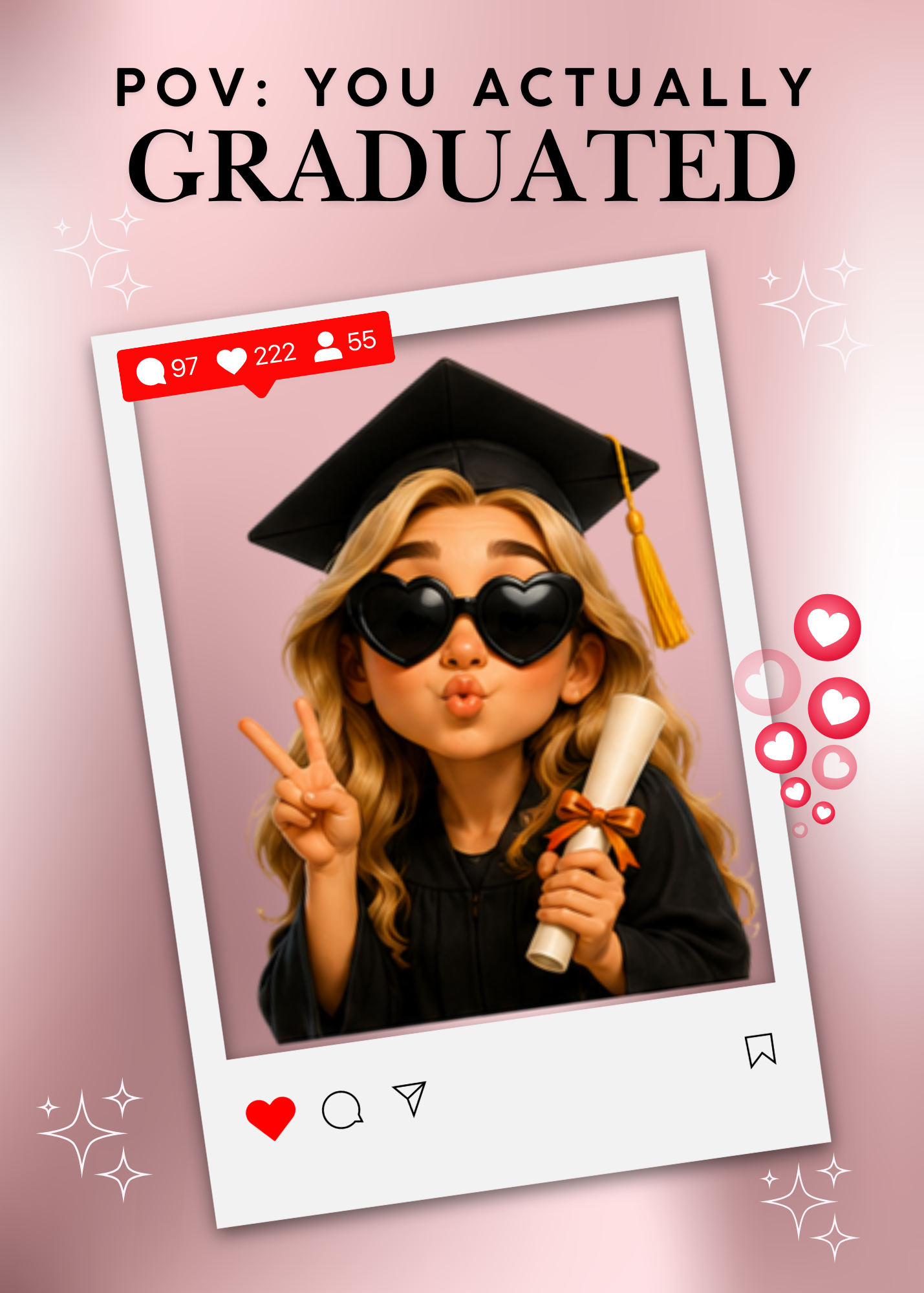 POV: You Actually Graduated-Funny Graduation Card