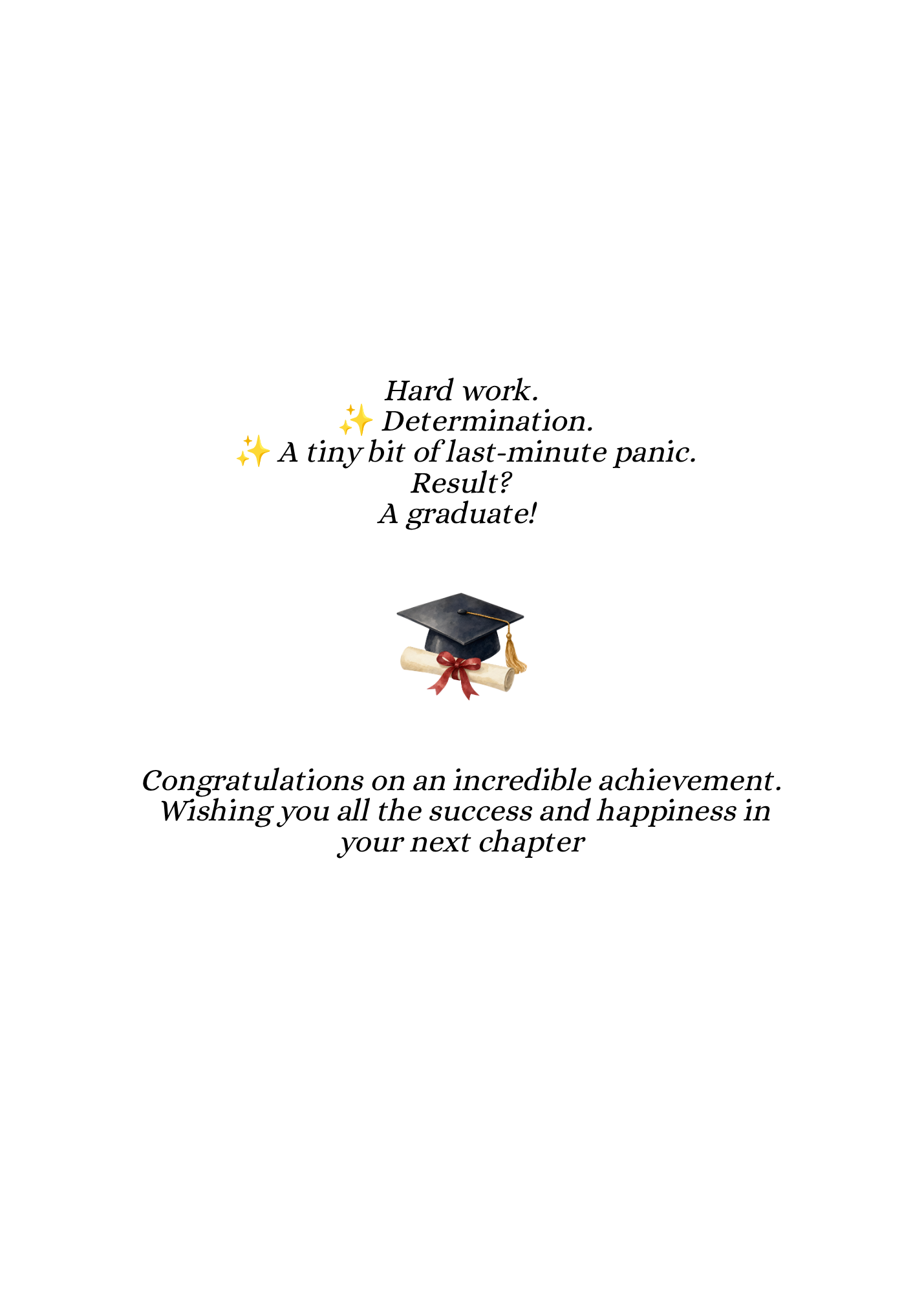 POV: You Actually Graduated-Funny Graduation Card