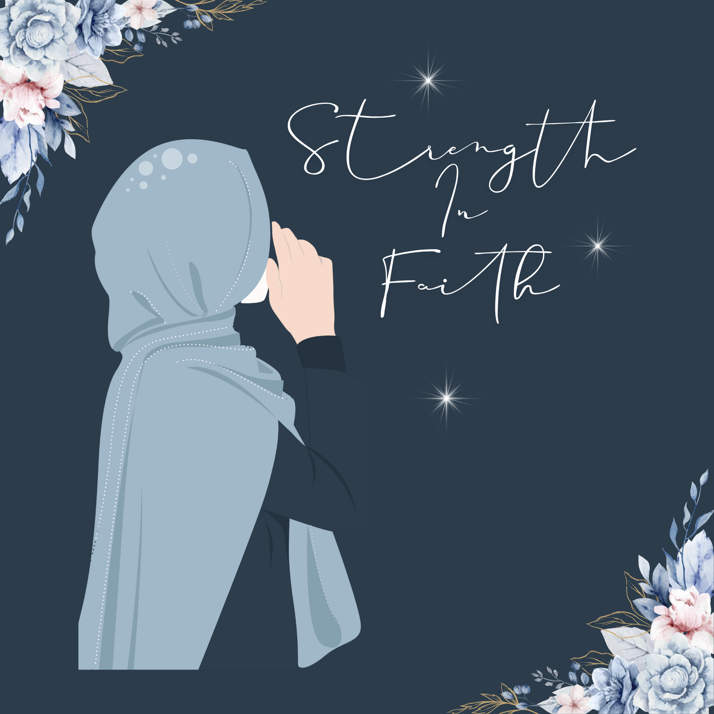 Strength in Faith – 18"x18" Canvas Print (3 Color Variants)