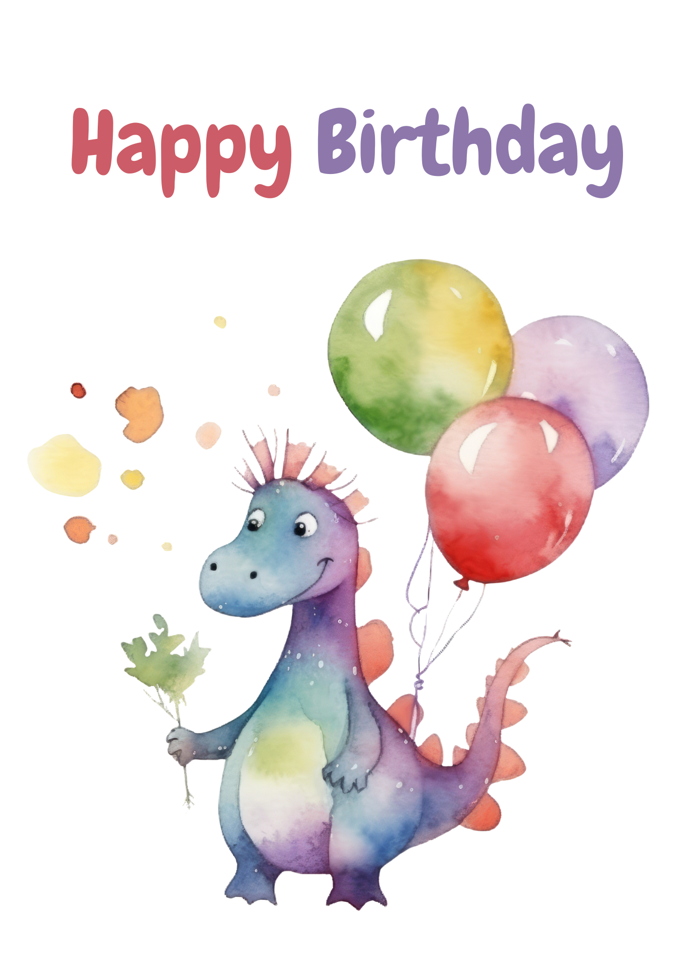 Happy Birthday Card for kids