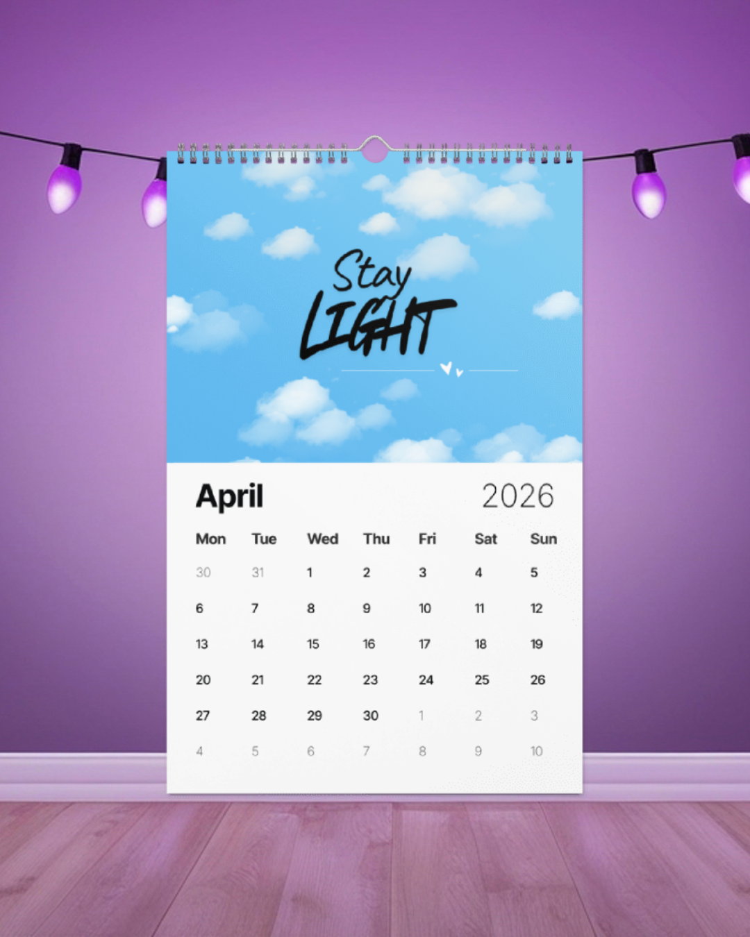 Colour Therapy Calendar — A Year of Brighter Moods
