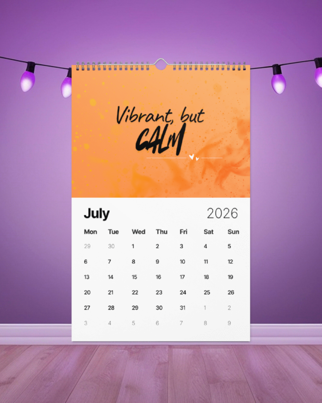 Colour Therapy Calendar — A Year of Brighter Moods