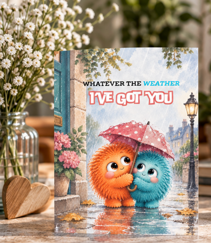 Whatever the Weather, I’ve Got You – Friendship Support Card