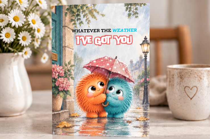 Whatever the Weather, I’ve Got You – Friendship Support Card