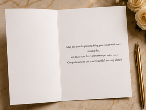 Written in Stars – Desi Wedding Congratulations Card