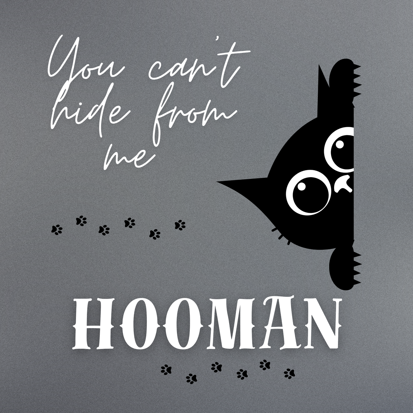 🐾 You Can’t Hide from Me, Hooman – Canvas Print