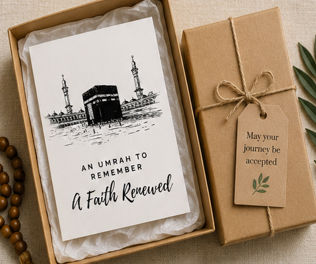An Umrah to Remember, A Faith Renewed – Umrah Mubarak Greeting Card