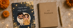 And So Their Story Begins – Desi Wedding Congratulations Card