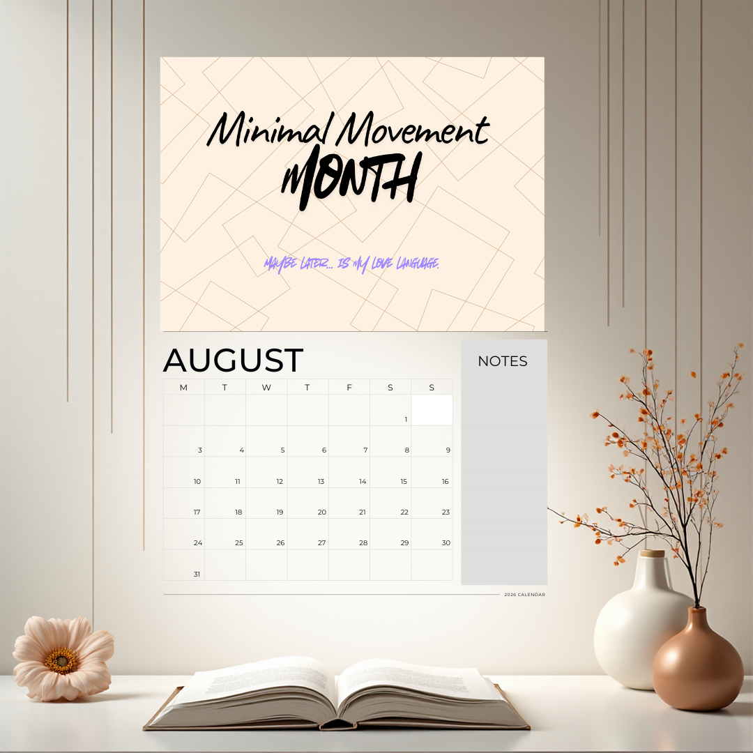 The Anti Productivity Calendar - 2026 Edition
