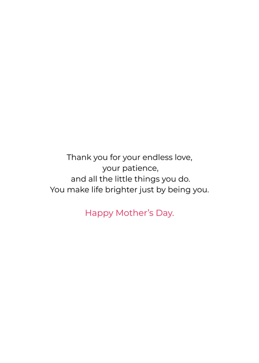 Best Mom Ever Greeting Card – Elegant Mother’s Day Design