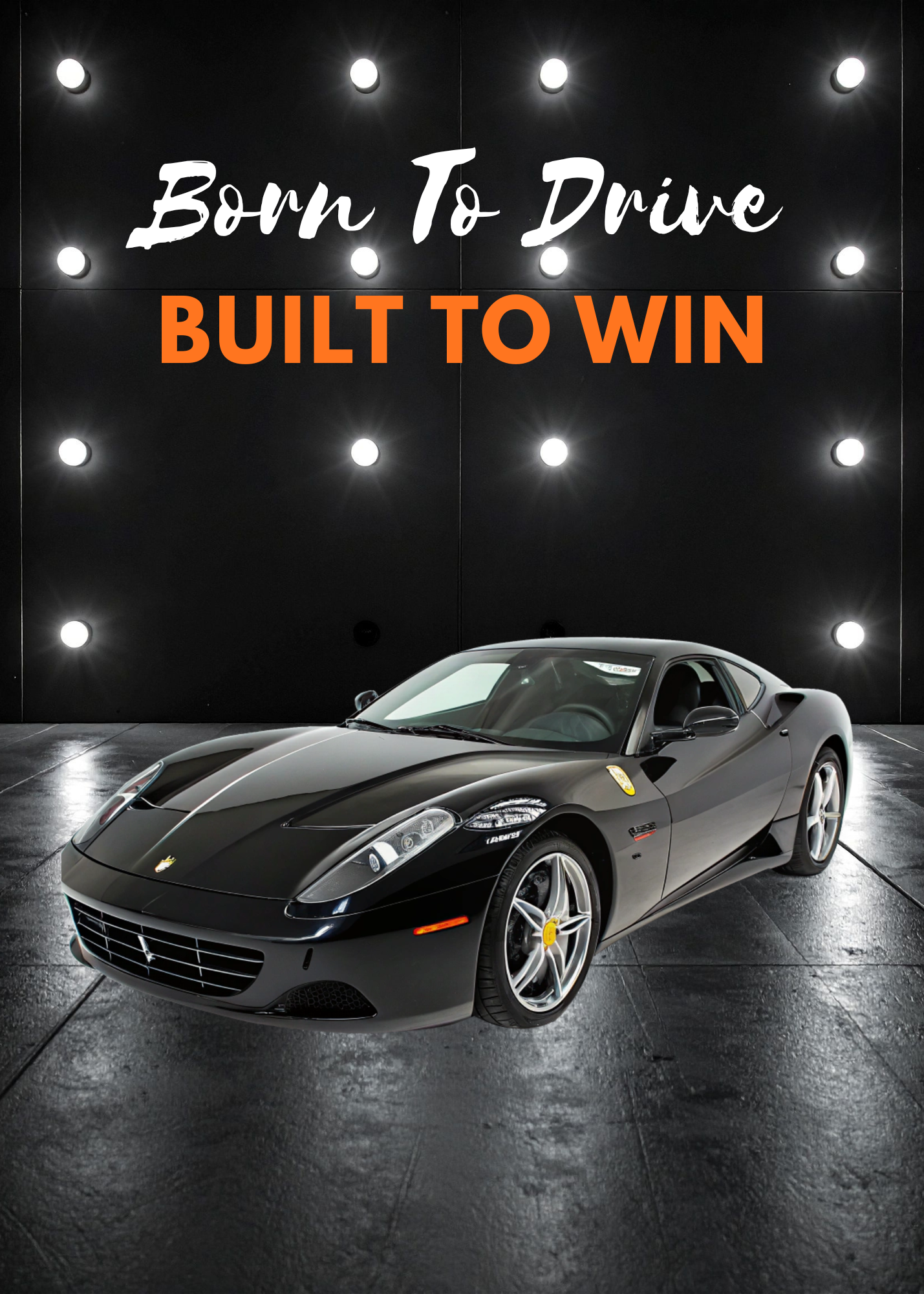 Born to Drive Built to Win Birthday Card – Car Lover Birthday Card (5x7")