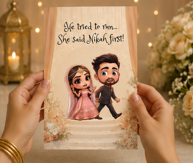 Nikah First – Funny Desi Nikah Wedding Card