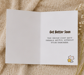 Hope You Recover Fast! - Greeting Card