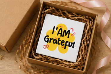 I'm Grateful – Inspirational 4×4 Fridge Magnet