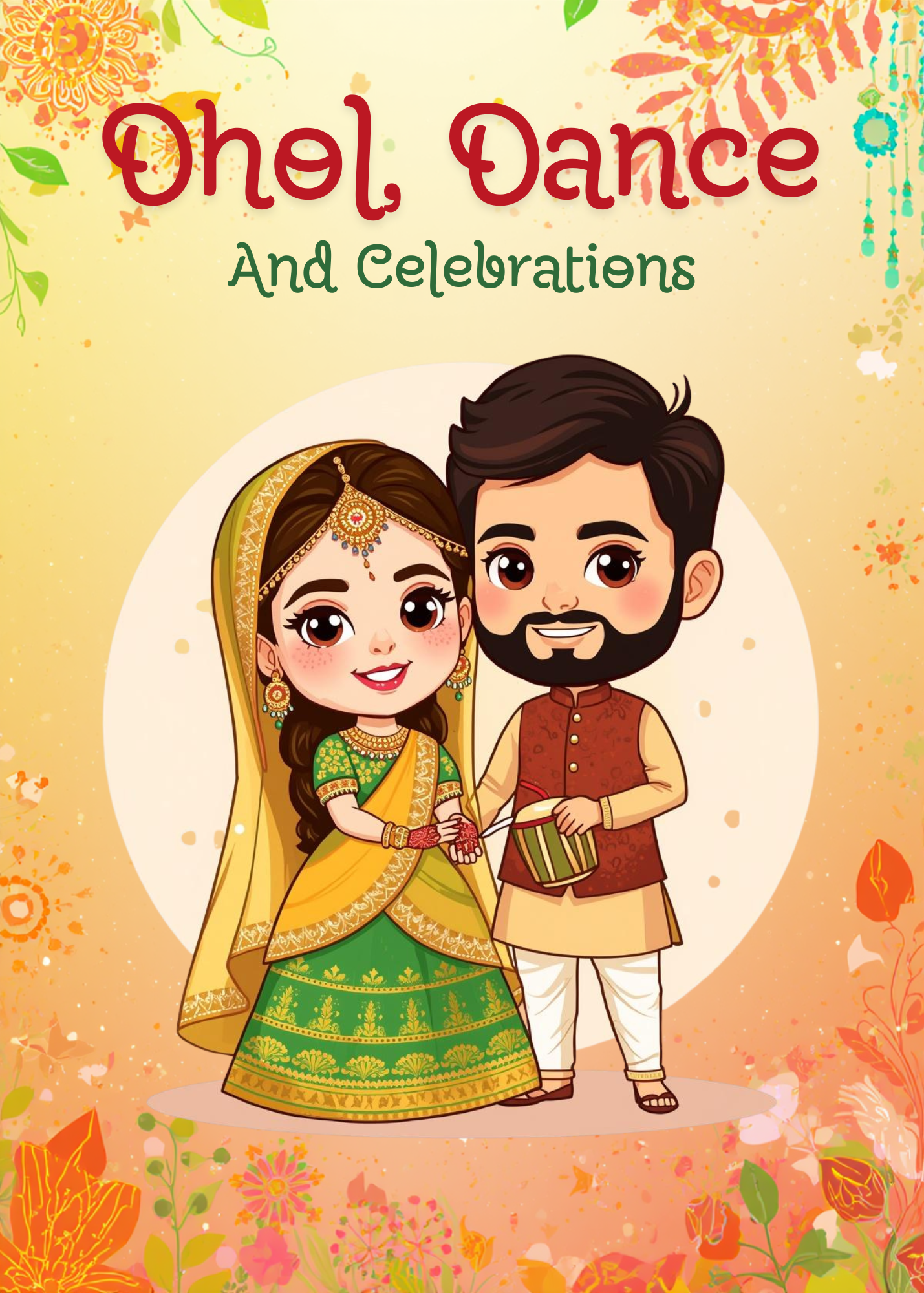Funny Desi Wedding Card | Dhol, Dance & Celebrations