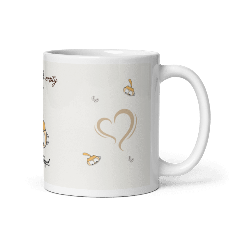 Oh Look, An Empty Mug – How Helpful" Funny Cat Coffee Mug