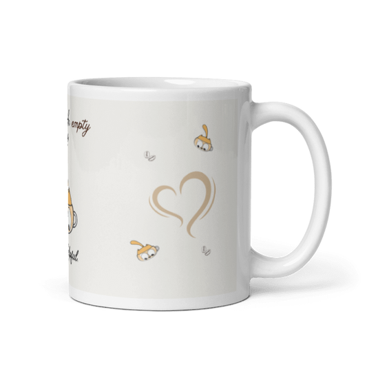 Oh Look, An Empty Mug – How Helpful" Funny Cat Coffee Mug