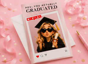 POV: You Actually Graduated-Funny Graduation Card