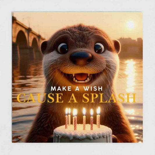 Otterly Excited Birthday Party Invitation – Pack of 10