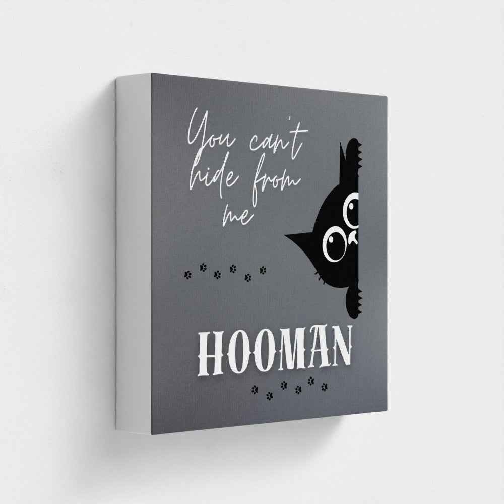 🐾 You Can’t Hide from Me, Hooman – Canvas Print