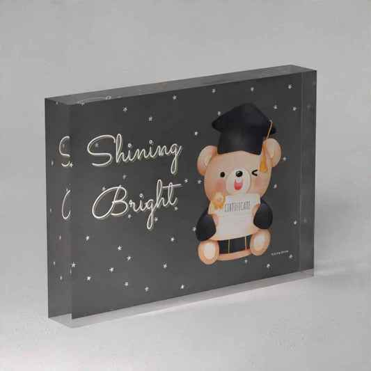 Shining Bright- Graduation Acrylic Prism (5x7)