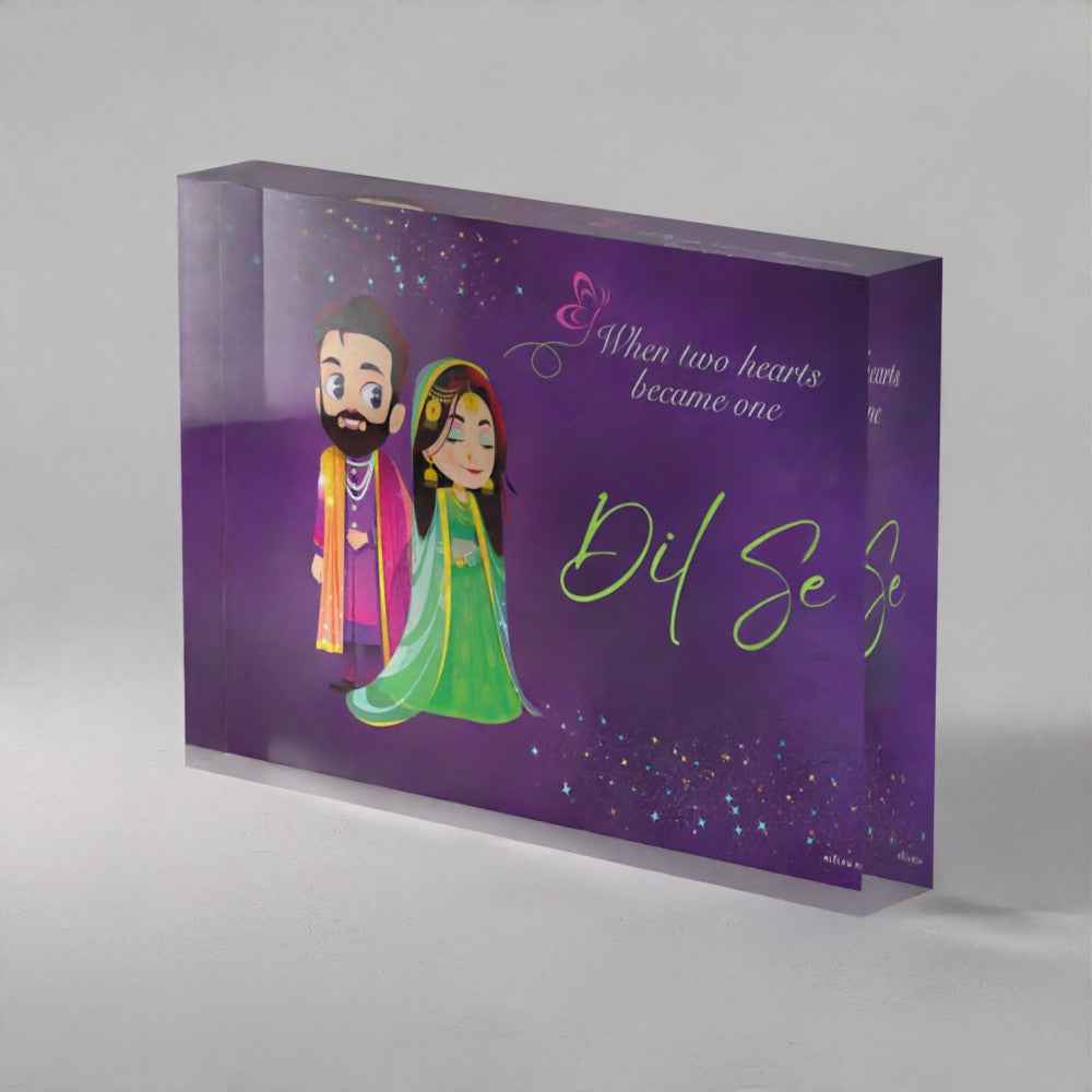 Dil Se – Wedding Acrylic Photo Block