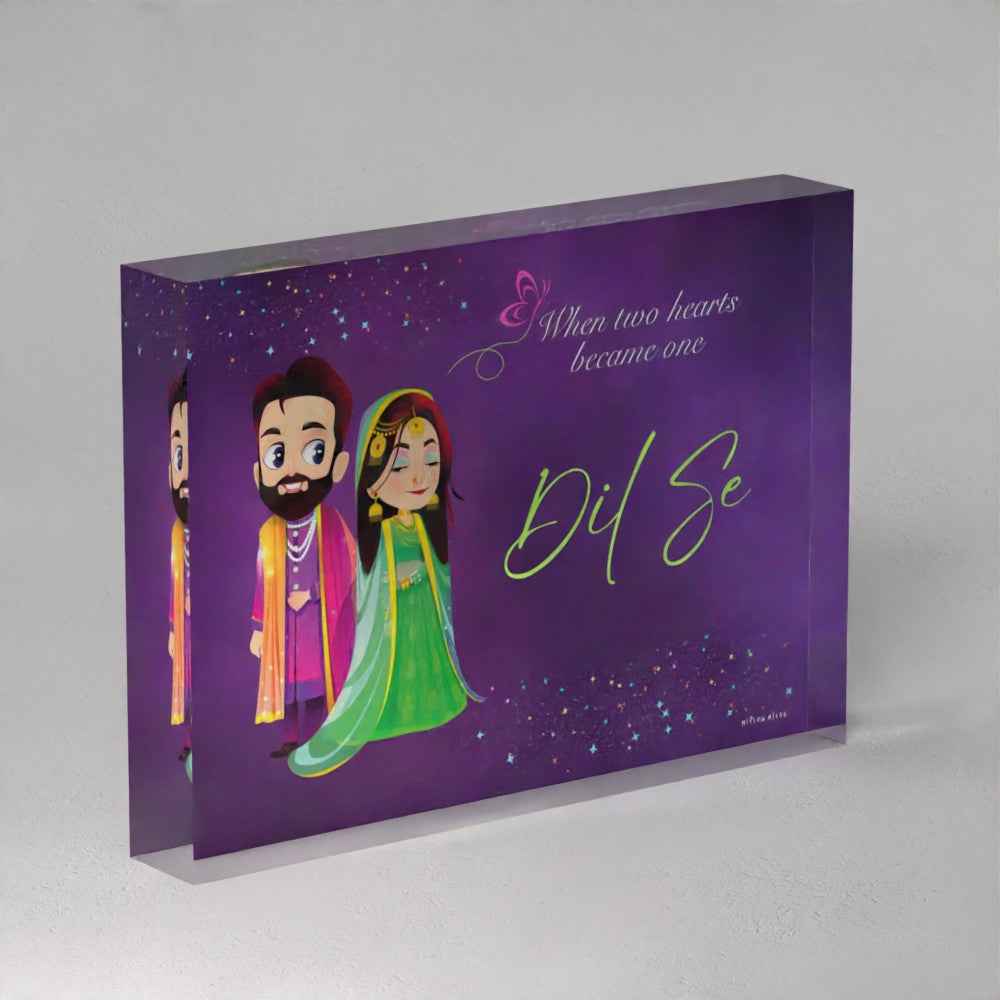Dil Se – Wedding Acrylic Photo Block