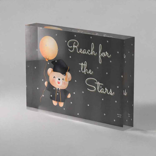 Reach For The Stars- Graduation Acrylic Prism (5x7)