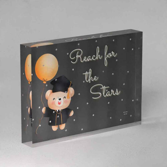 Reach For The Stars- Graduation Acrylic Prism (5x7)