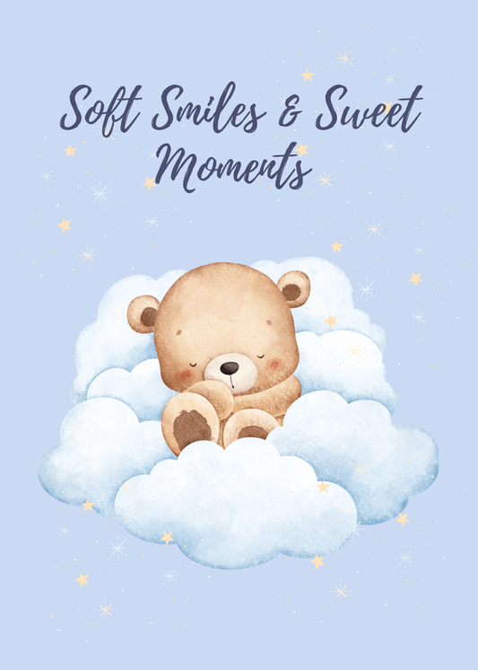 Soft Smiles & Sweet Moments - Baby Boy Greeting Card