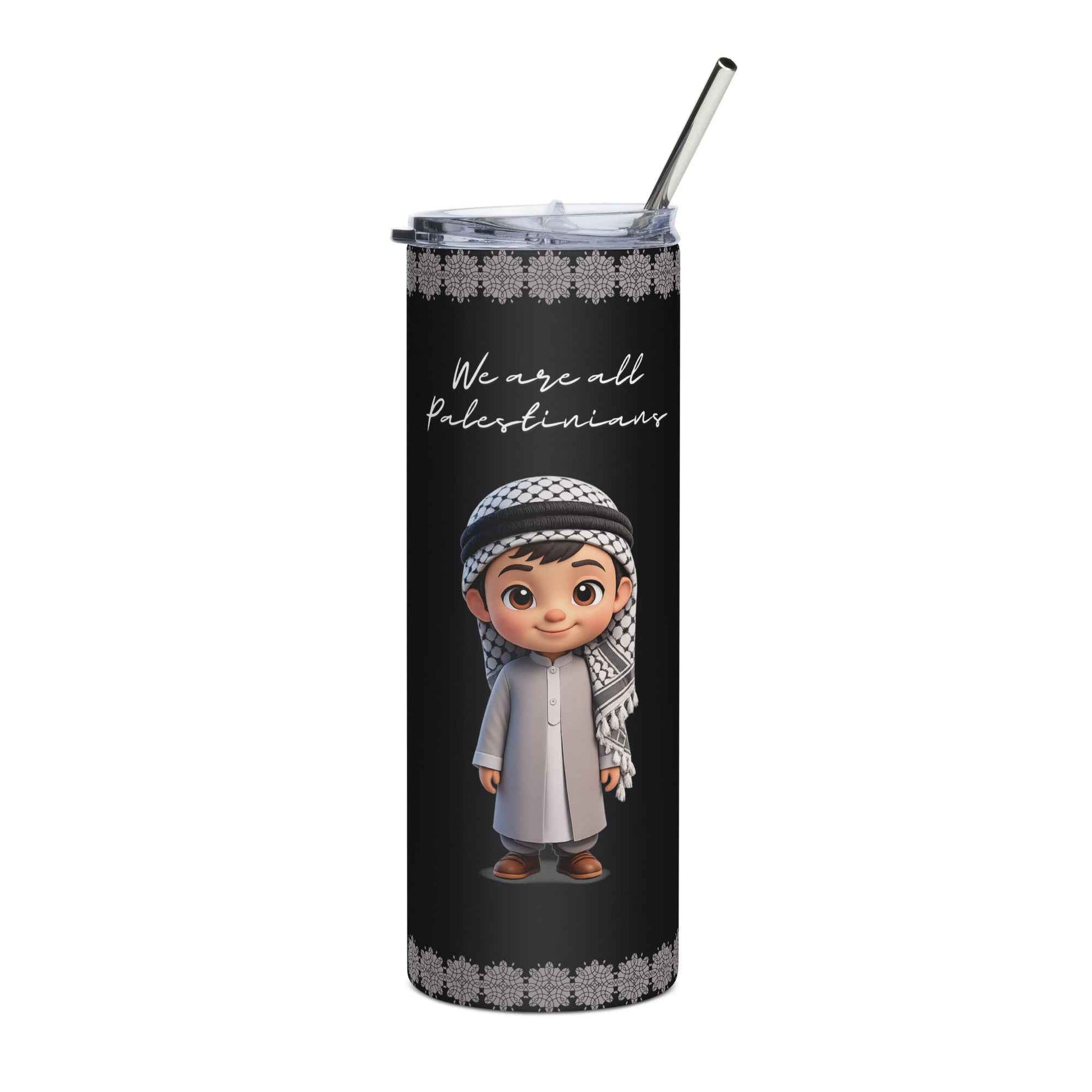 We Are All Palestinians – Stainless Steel Tumbler (20oz)