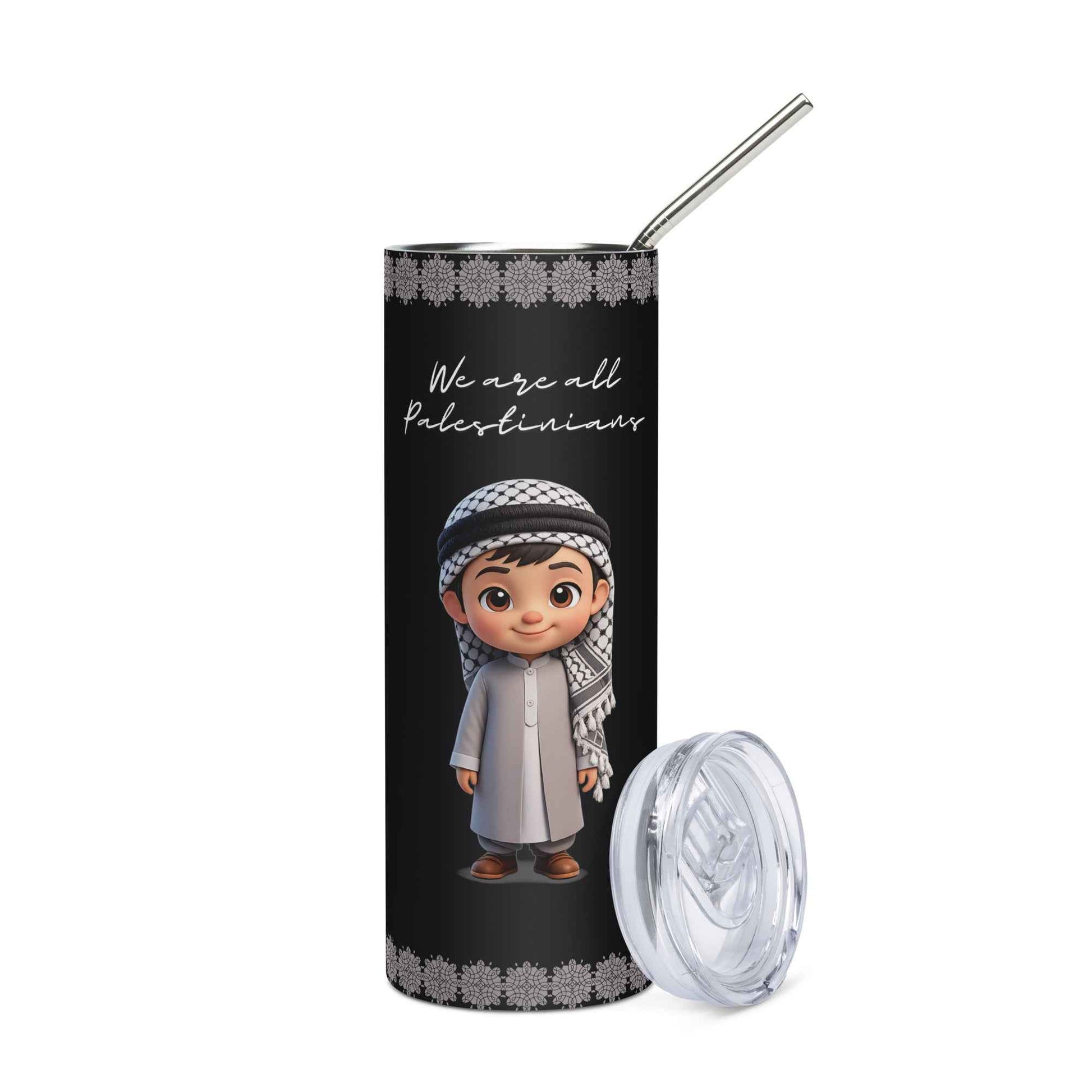 We Are All Palestinians – Stainless Steel Tumbler (20oz)